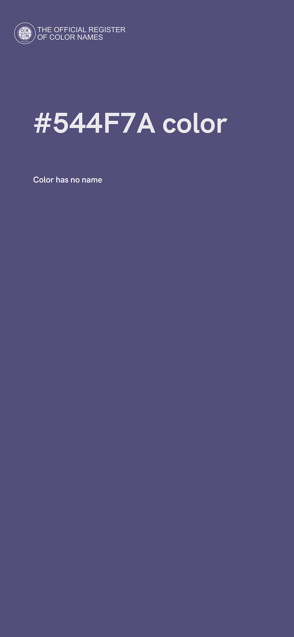 #544F7A color image