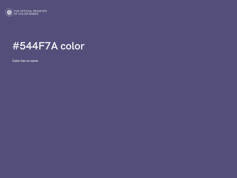 #544F7A color image