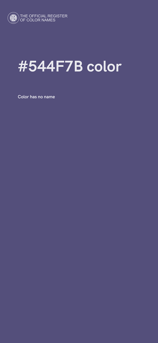 #544F7B color image
