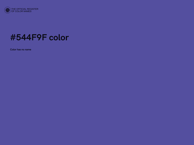 #544F9F color image