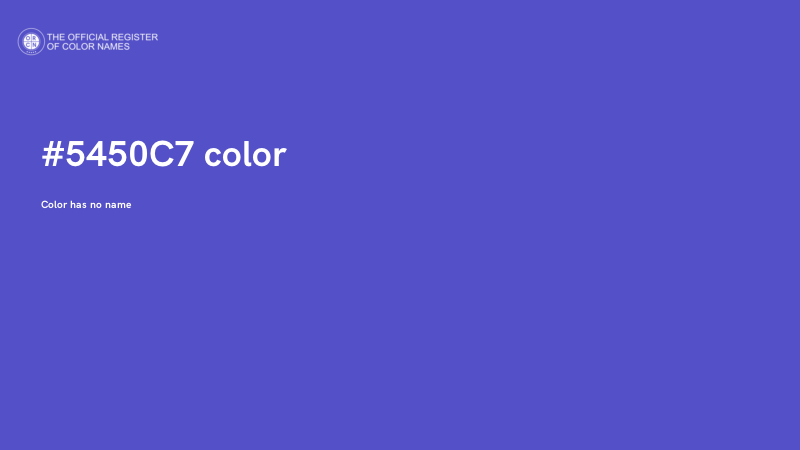 #5450C7 color image