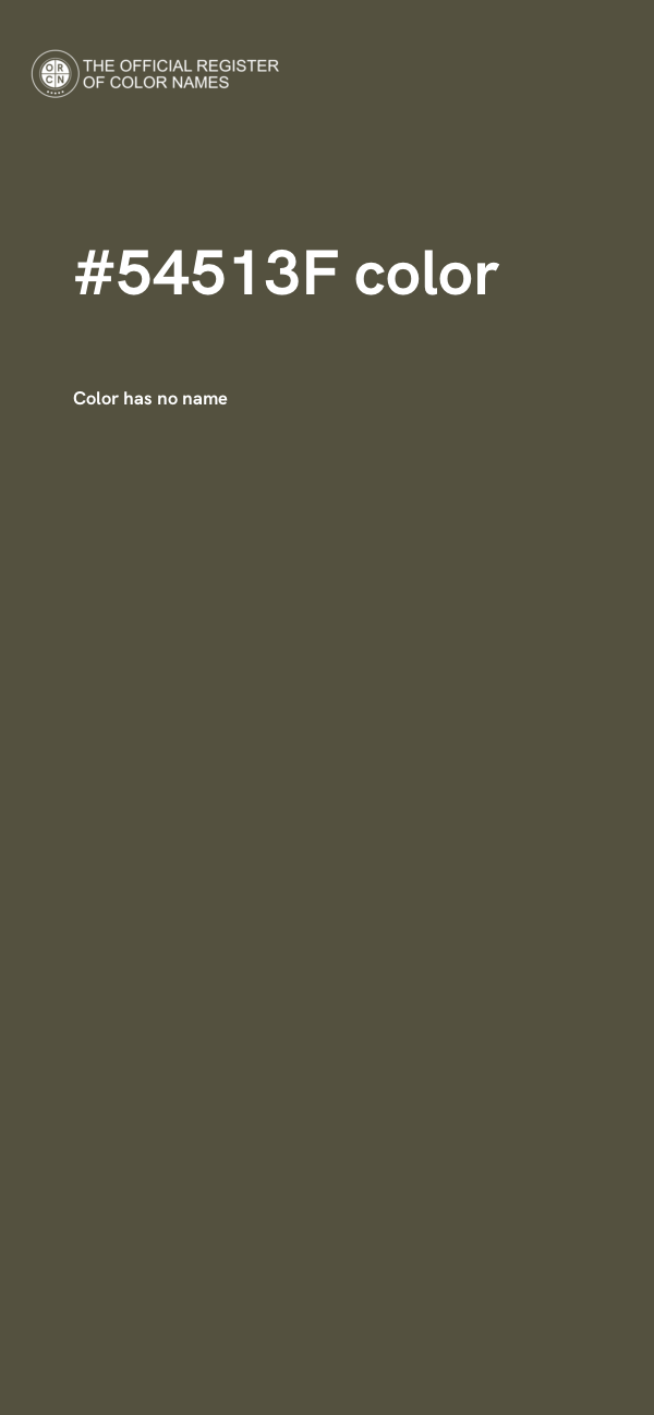 #54513F color image