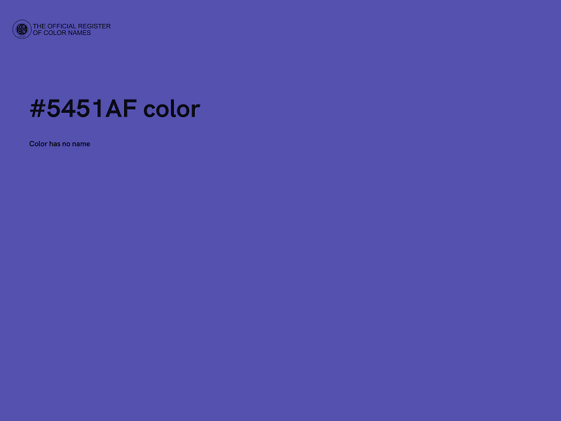#5451AF color image