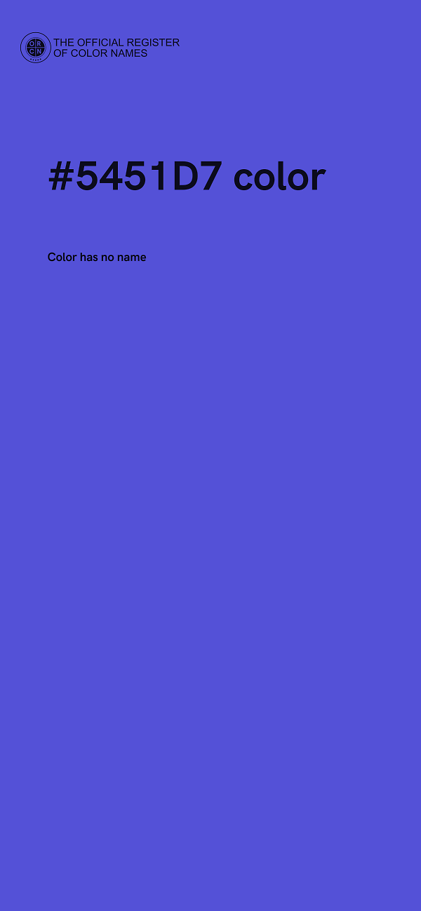 #5451D7 color image
