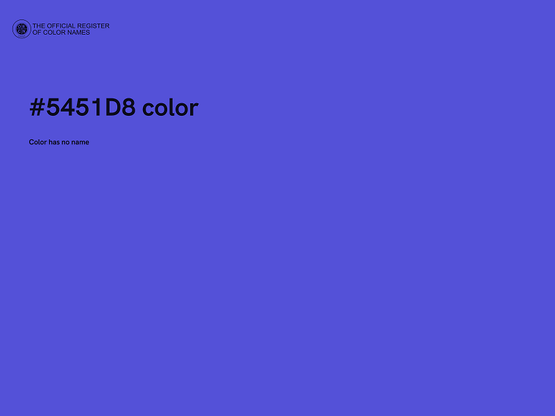 #5451D8 color image