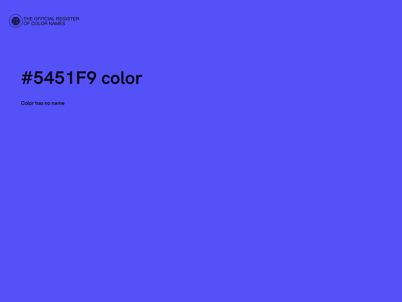 #5451F9 color image