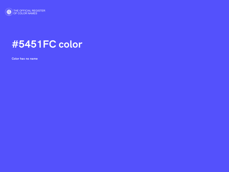 #5451FC color image
