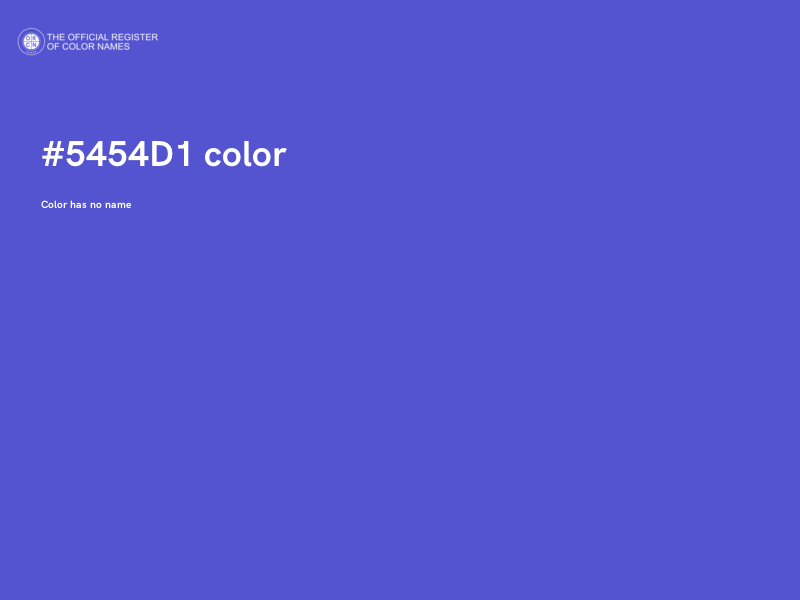 #5454D1 color image