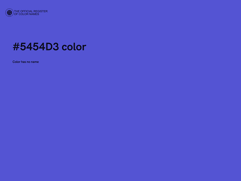 #5454D3 color image