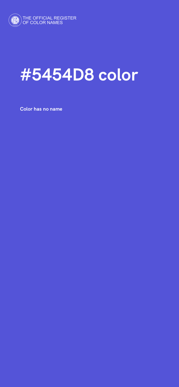 #5454D8 color image