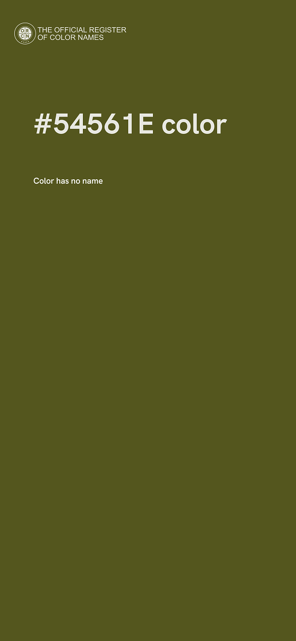 #54561E color image