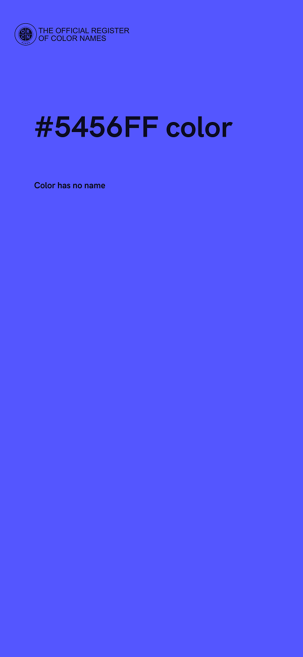 #5456FF color image