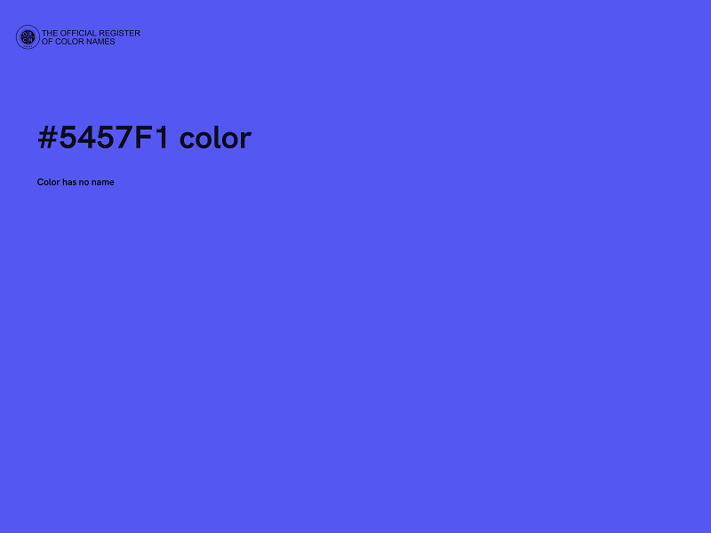 #5457F1 color image