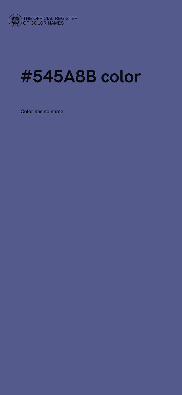 #545A8B color image
