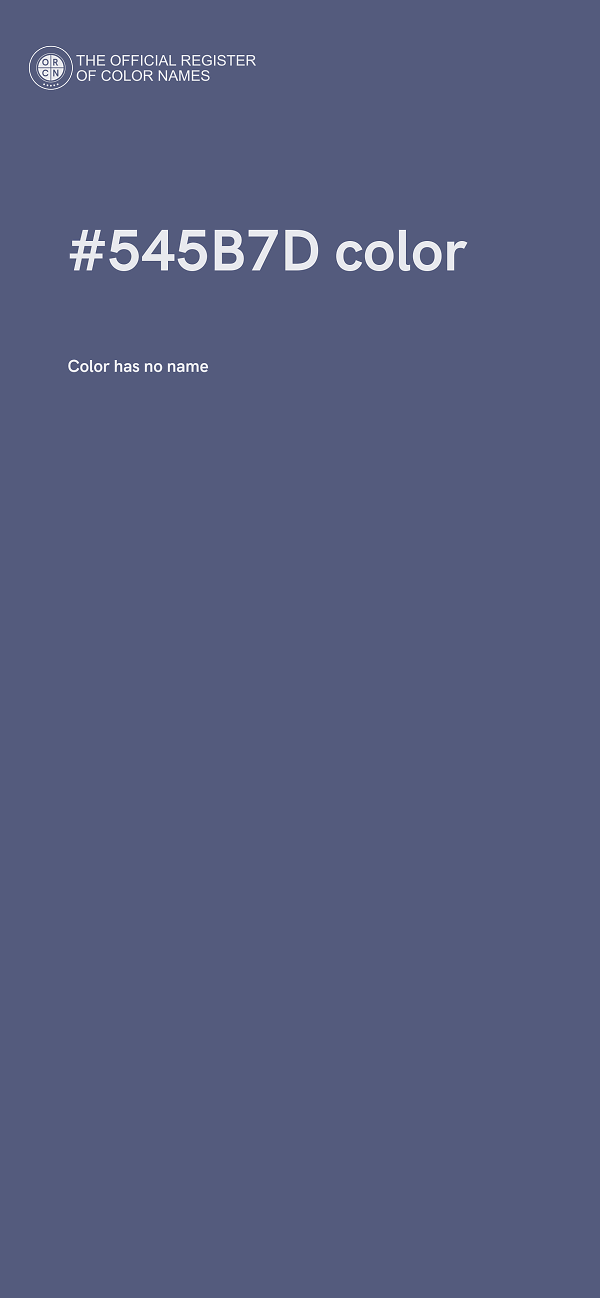 #545B7D color image