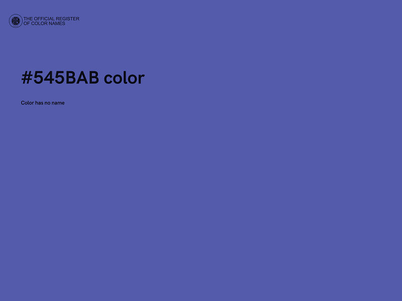#545BAB color image
