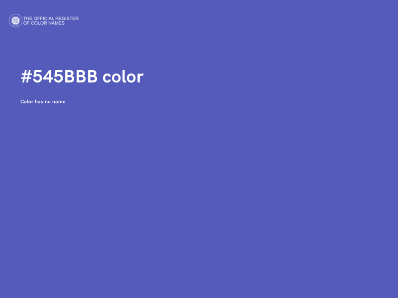 #545BBB color image