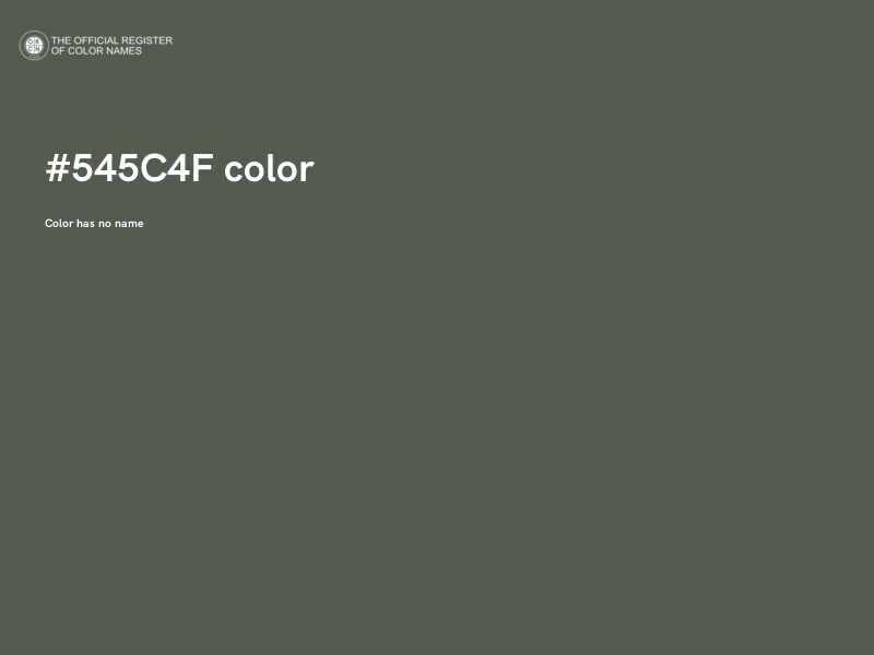 #545C4F color image
