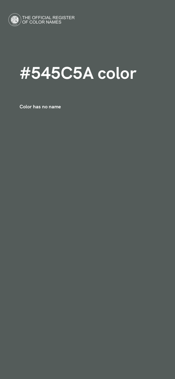 #545C5A color image