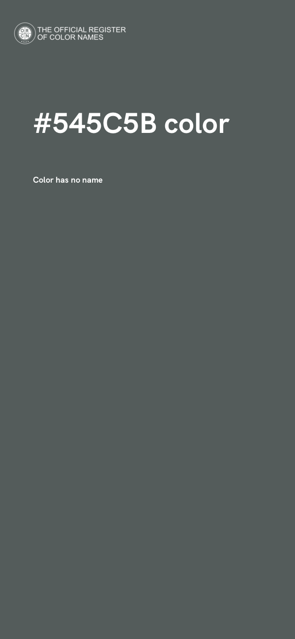 #545C5B color image