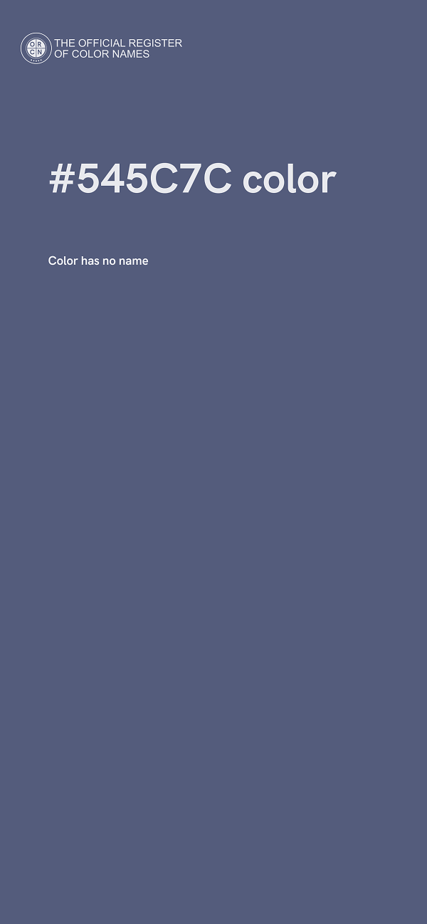 #545C7C color image