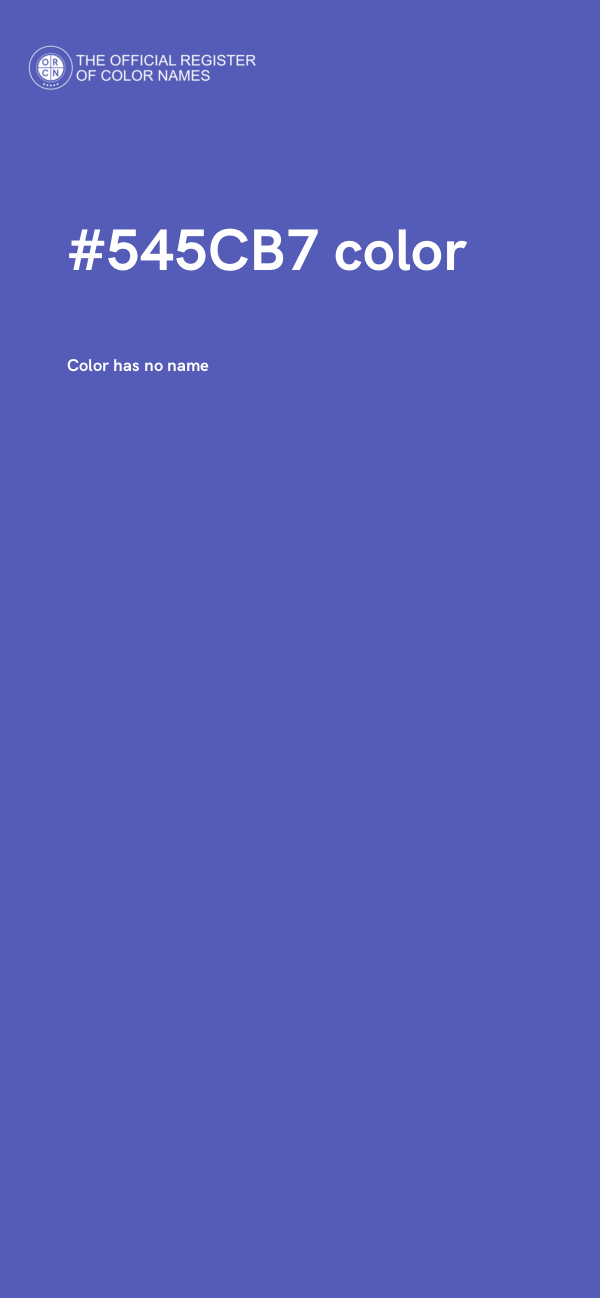 #545CB7 color image