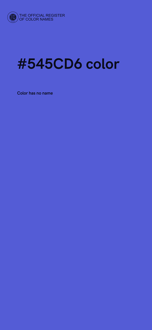 #545CD6 color image