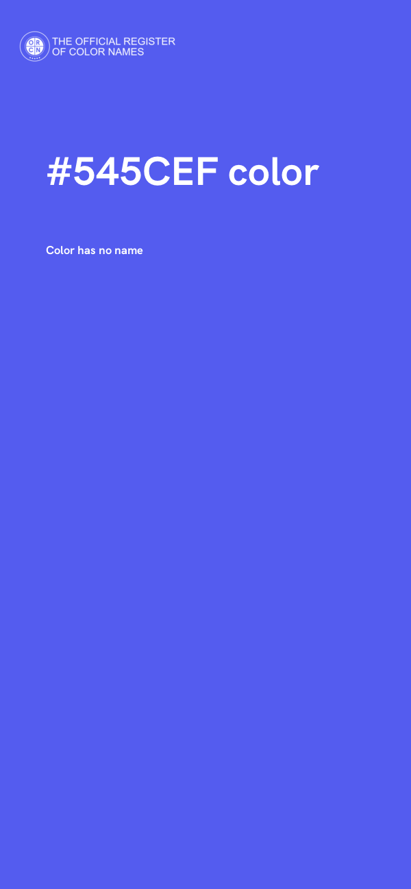 #545CEF color image