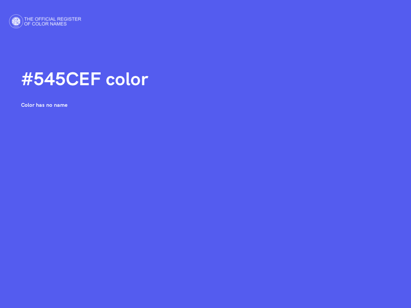 #545CEF color image