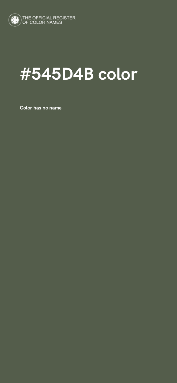 #545D4B color image