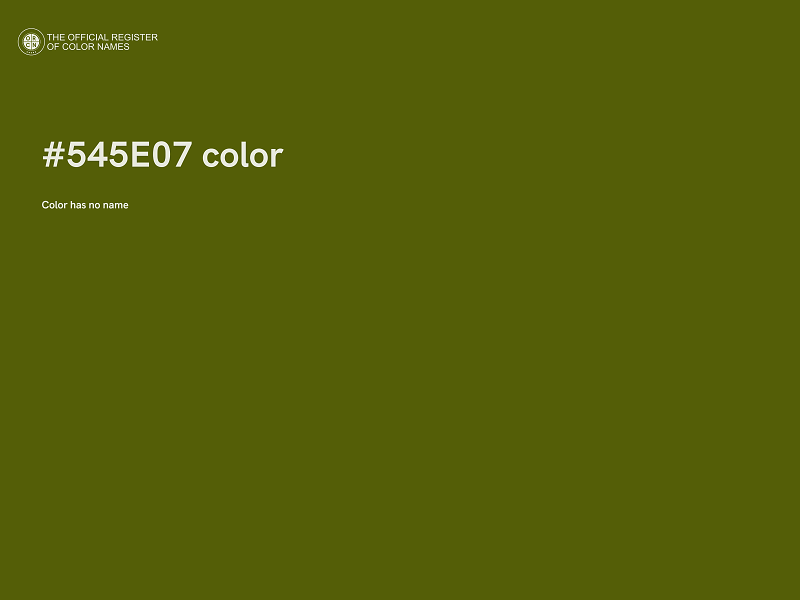 #545E07 color image