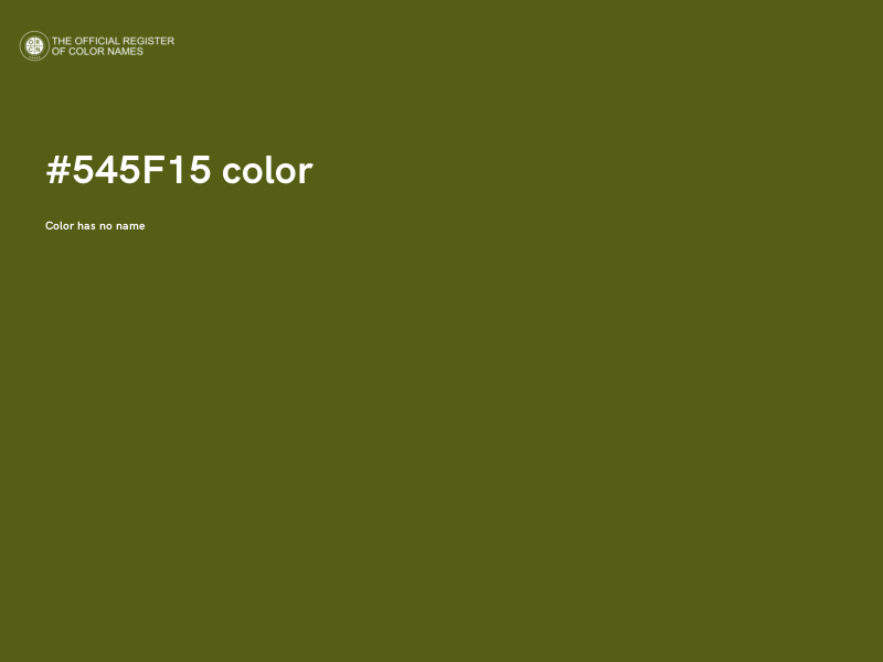 #545F15 color image
