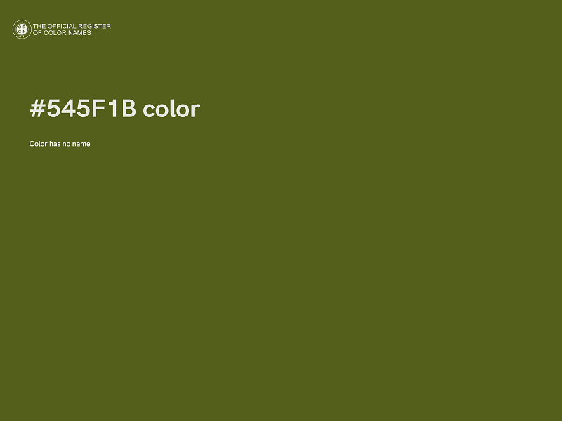 #545F1B color image