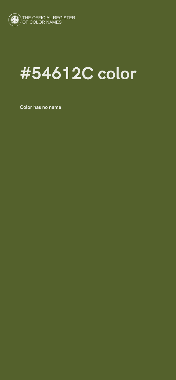 #54612C color image