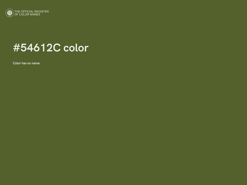 #54612C color image