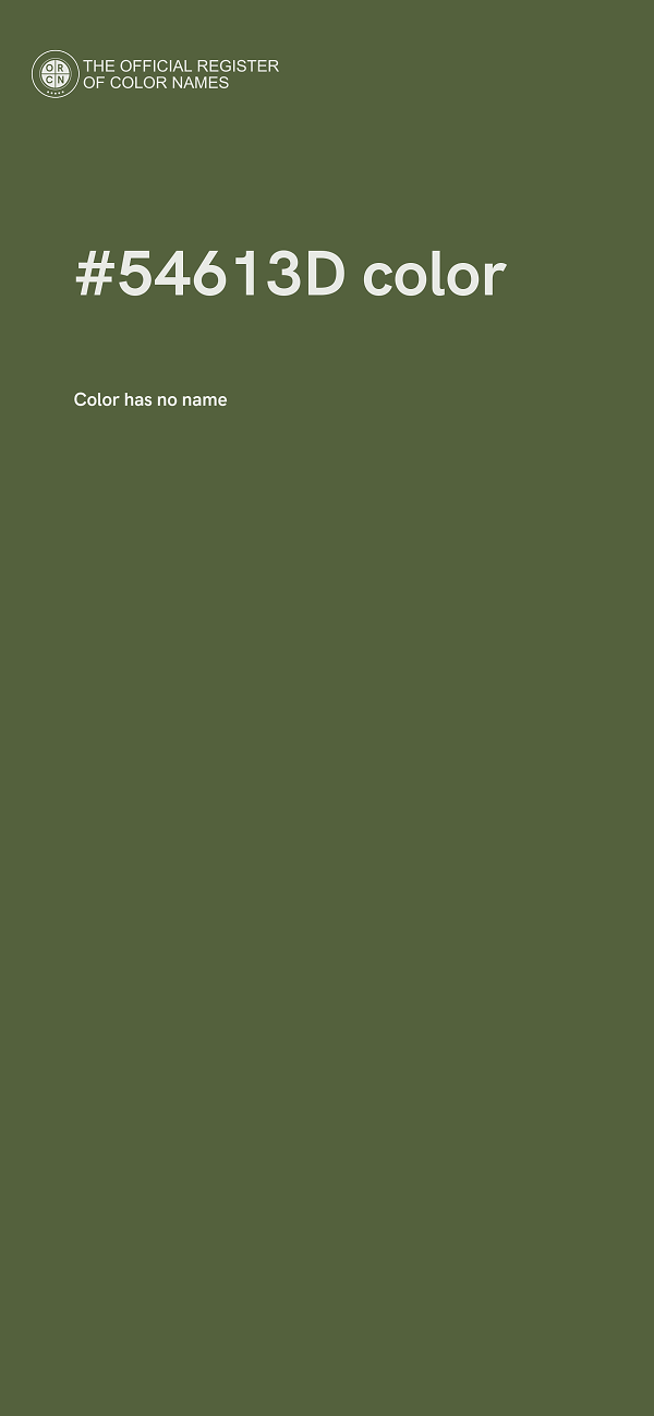 #54613D color image
