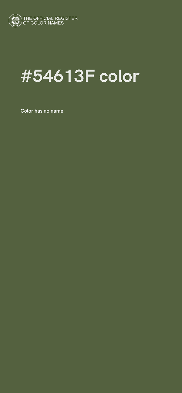 #54613F color image