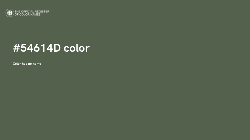 #54614D color image