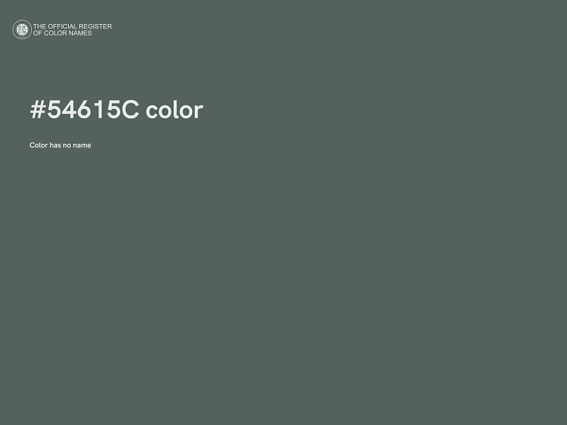 #54615C color image