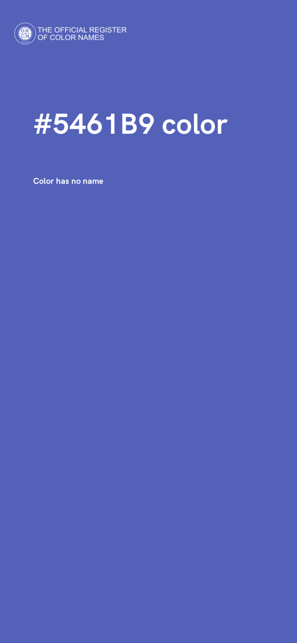 #5461B9 color image