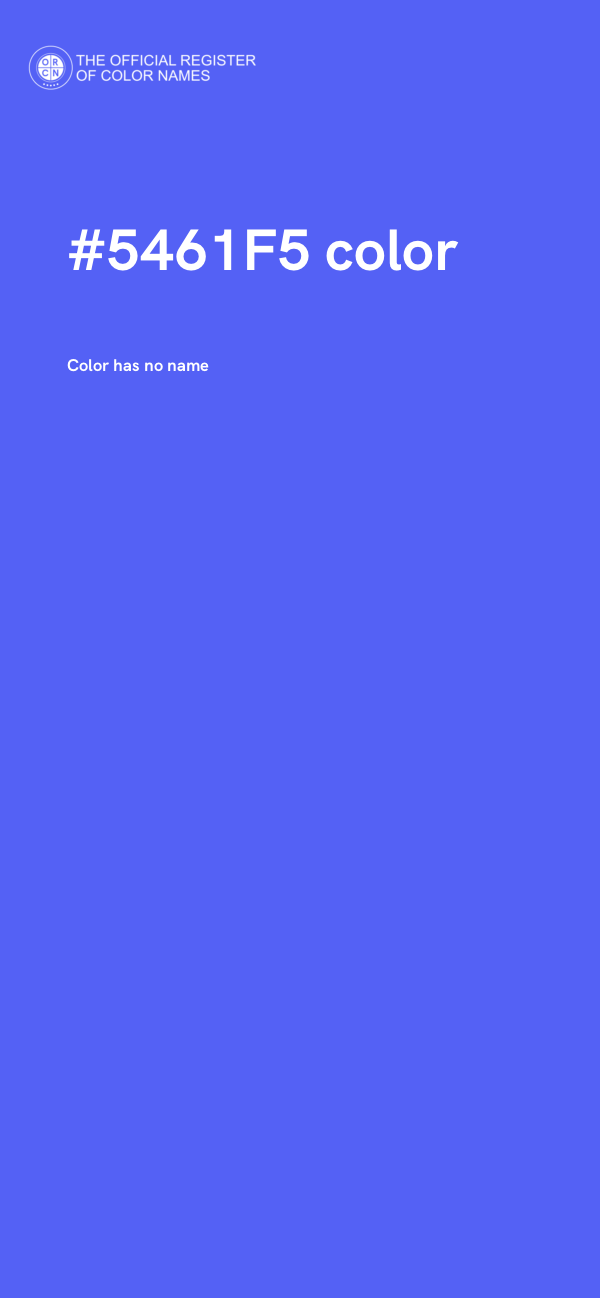 #5461F5 color image
