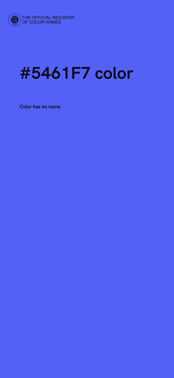 #5461F7 color image