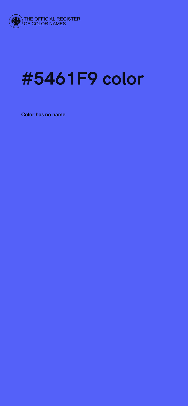 #5461F9 color image