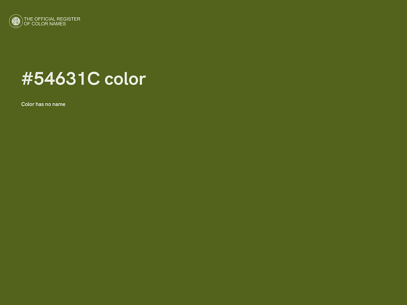 #54631C color image