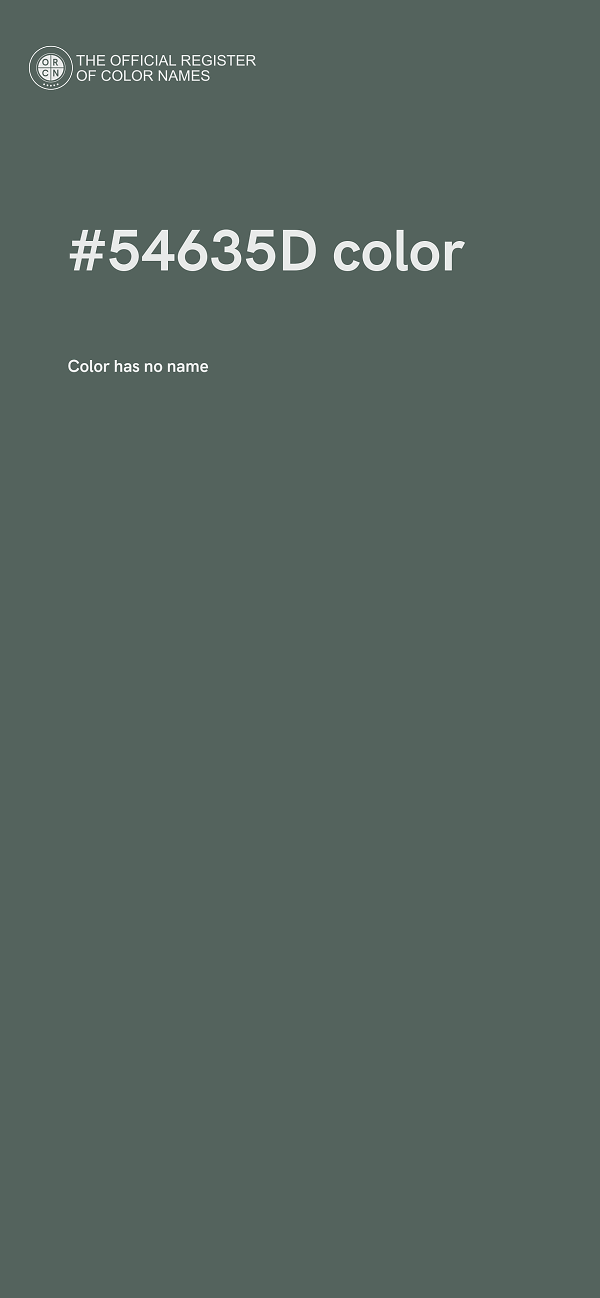 #54635D color image
