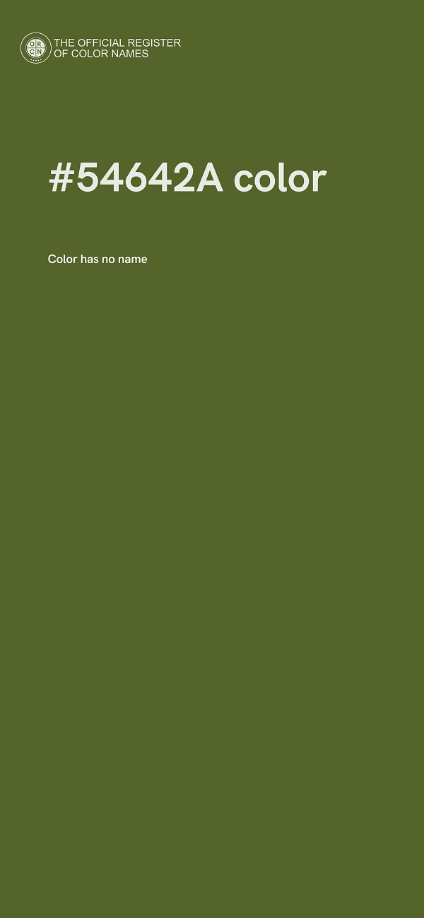 #54642A color image