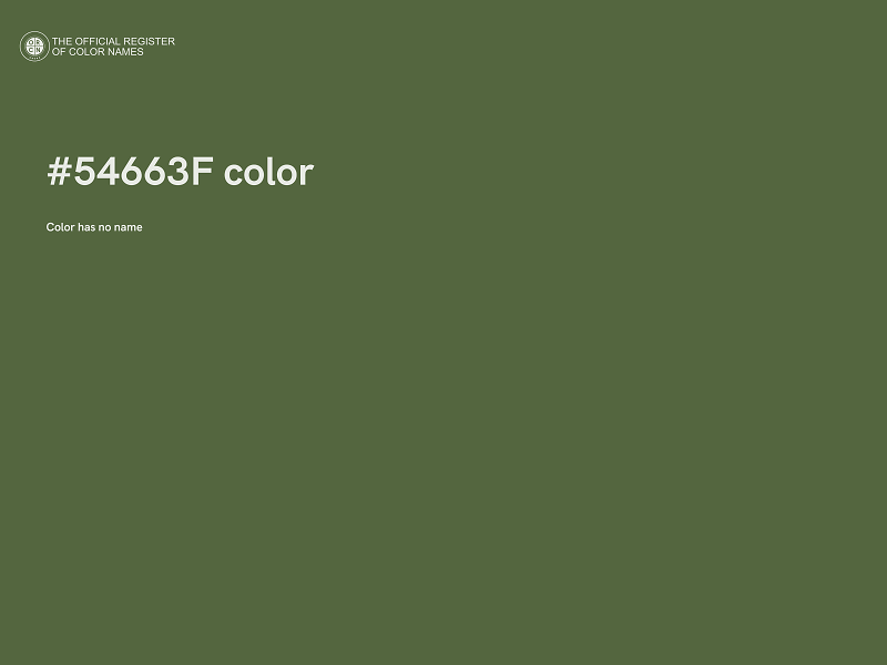 #54663F color image