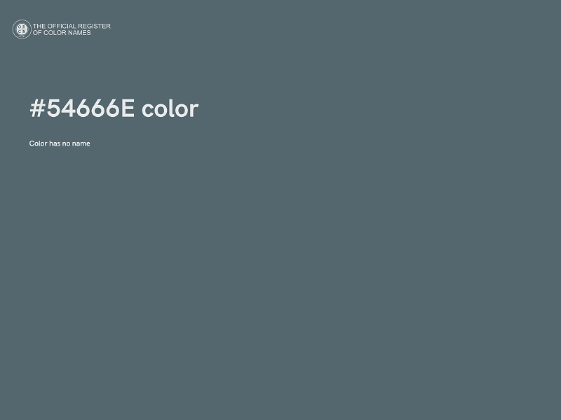#54666E color image