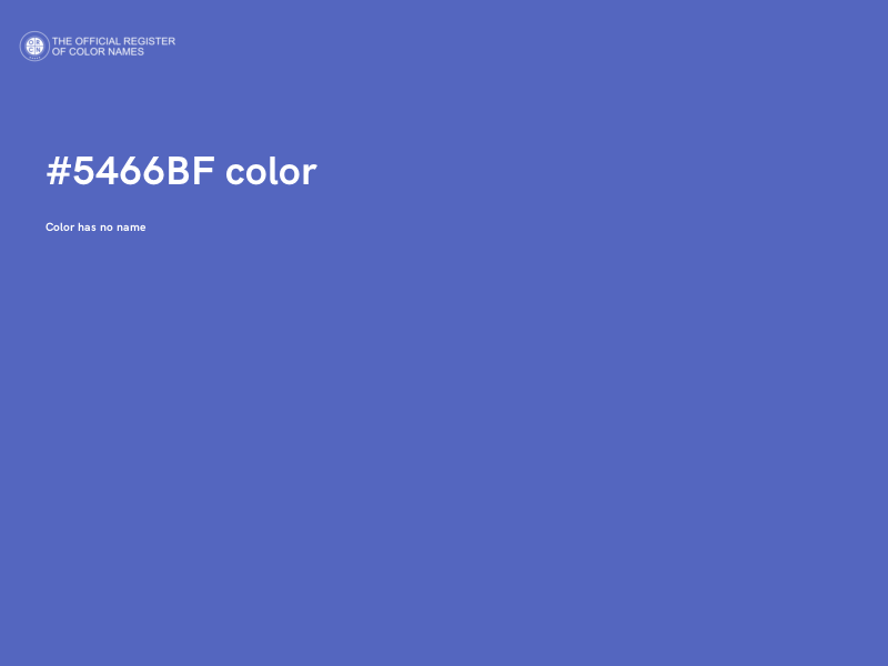 #5466BF color image