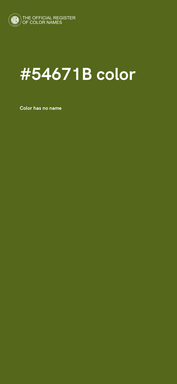 #54671B color image